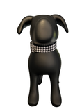 Load image into Gallery viewer, Black & White Houndstooth Collar
