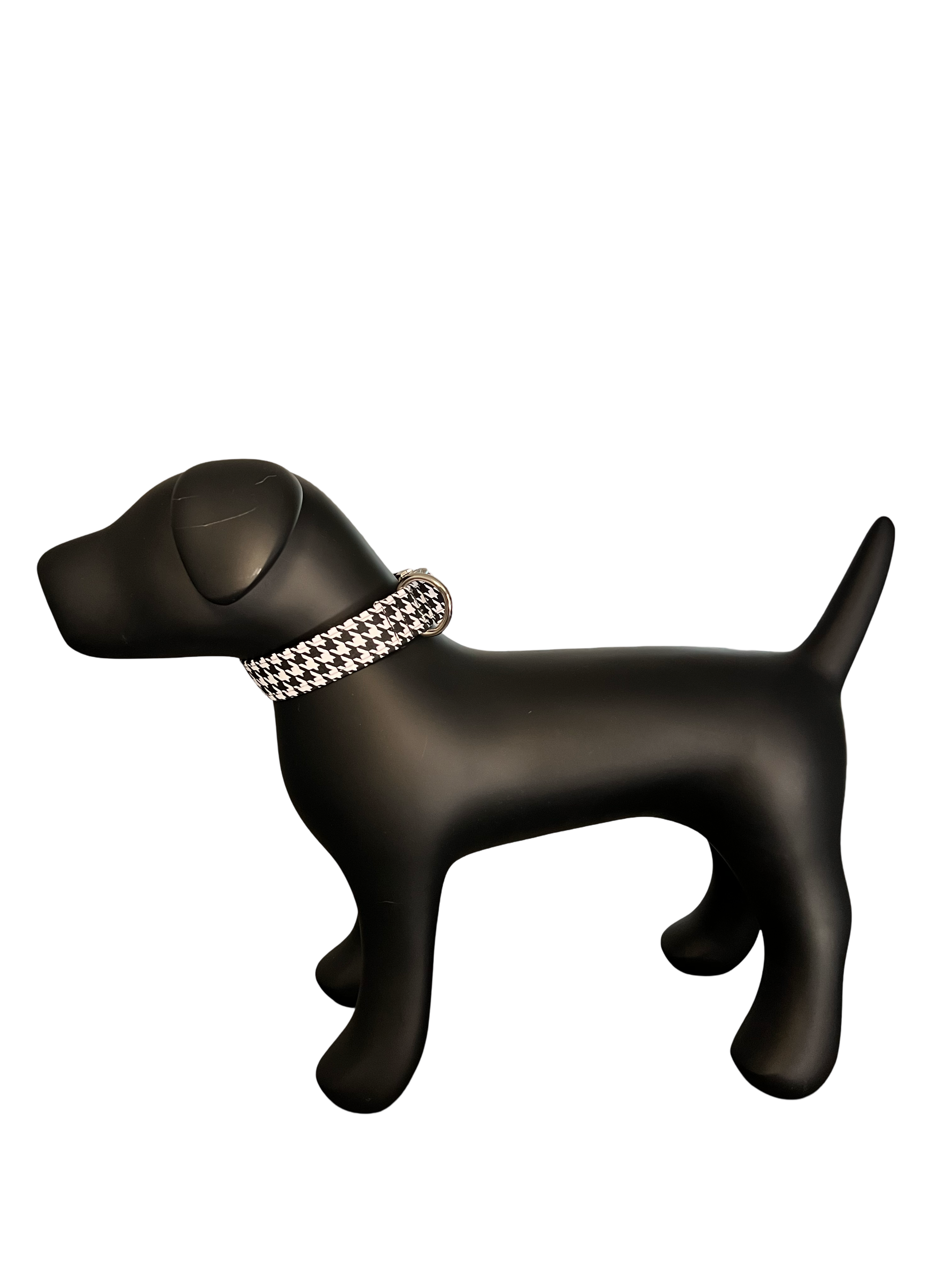 Black & White Houndstooth Collar