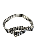 Load image into Gallery viewer, Black & White Houndstooth Martingale Collar
